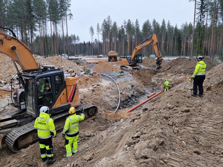 Kreate rakentaa Tahkokankaan kadut ja vesihuollon Oulussa