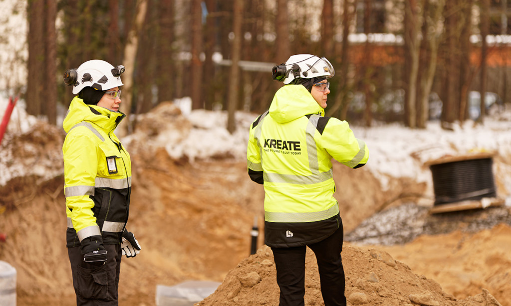 Kreate rakentaa Tahkokankaan kadut ja vesihuollon Oulussa osana kaupungin ekotehokkaan rakentamisen kärkihanketta. 