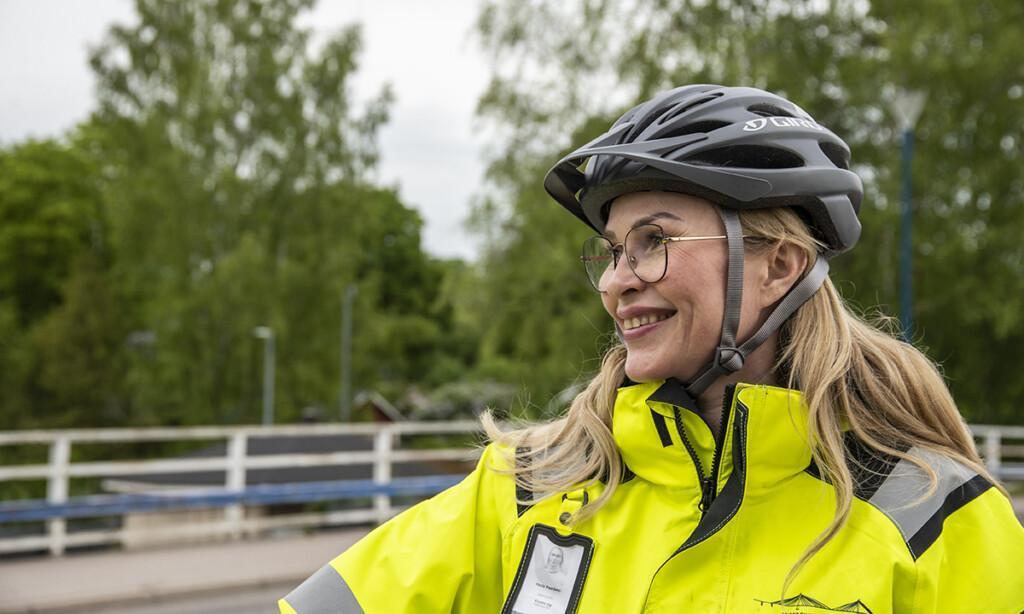Kreaten Paula Kuurlunti on innokas pyöräilijä.