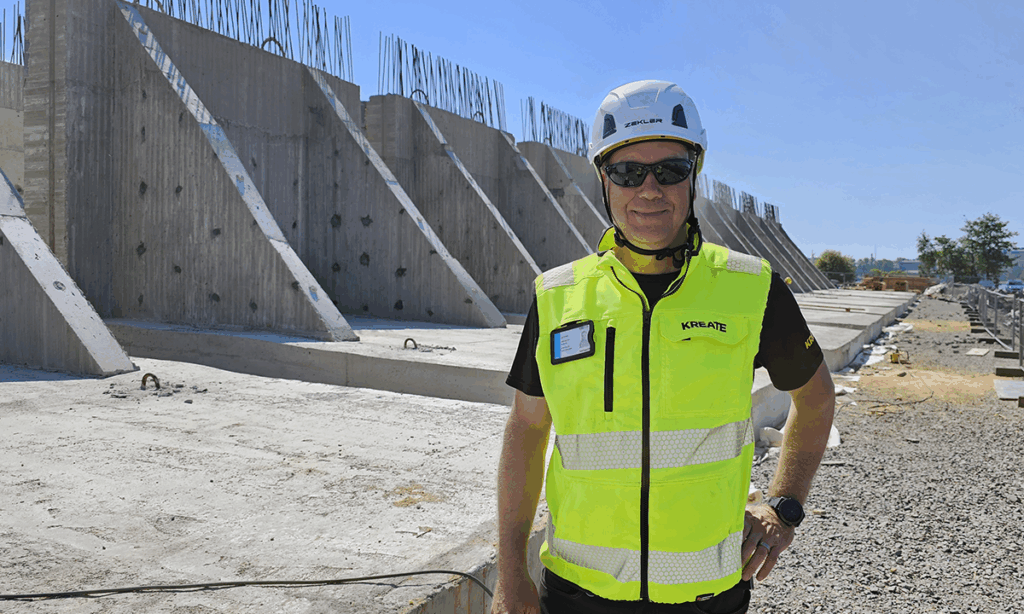 Työmaapäällikkö Jari Viitala