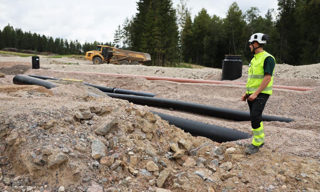 Eero Nuutinen työskenteli kesällä 2024 työnjohtoharjoittelijana Kreaten Hankasalontien työmaalla Vihdissä.