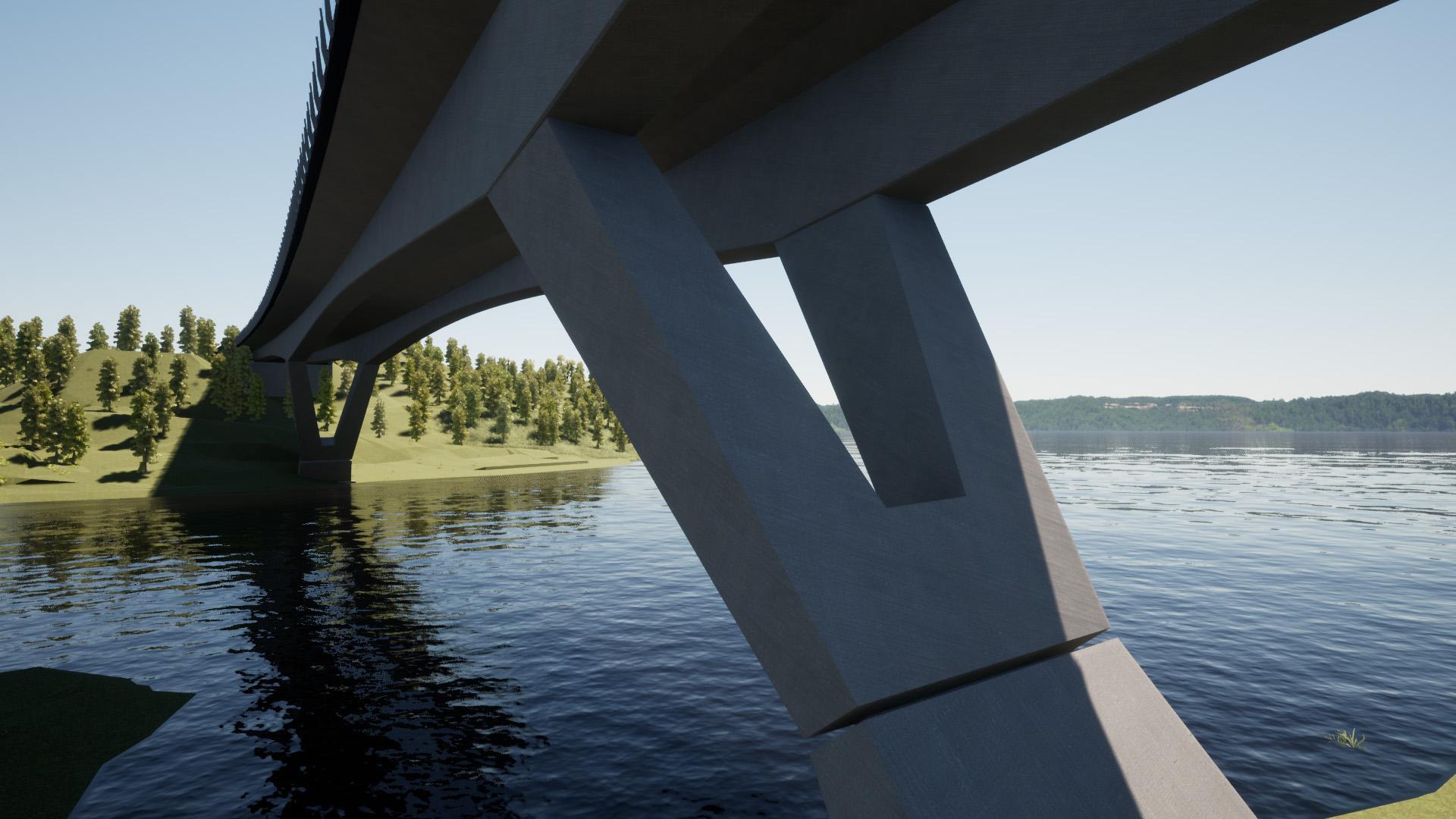 Hessundinsalmen silta 3D