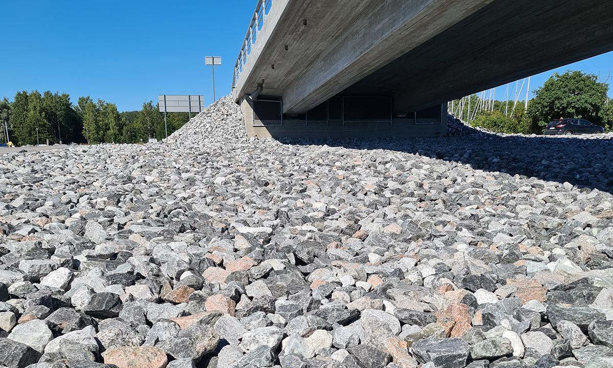 Lillholmenin silta maisema kiertotalous